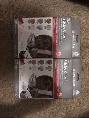 Simple Living PRO Sticky Clips Adhesive Outdoor Clips - 2 packs